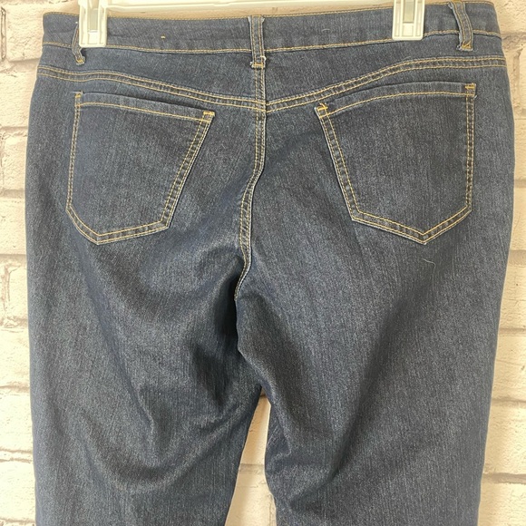 G.H. Bass Dark Wash Stretch Skinny Jeans size 14 - Picture 5 of 6